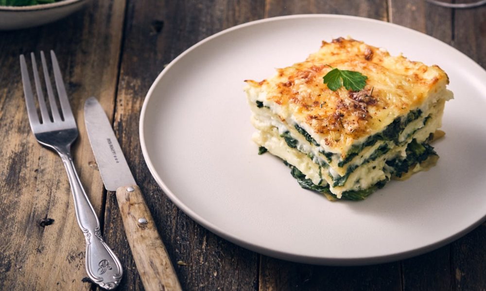 Recette de lasagnes chèvre épinards