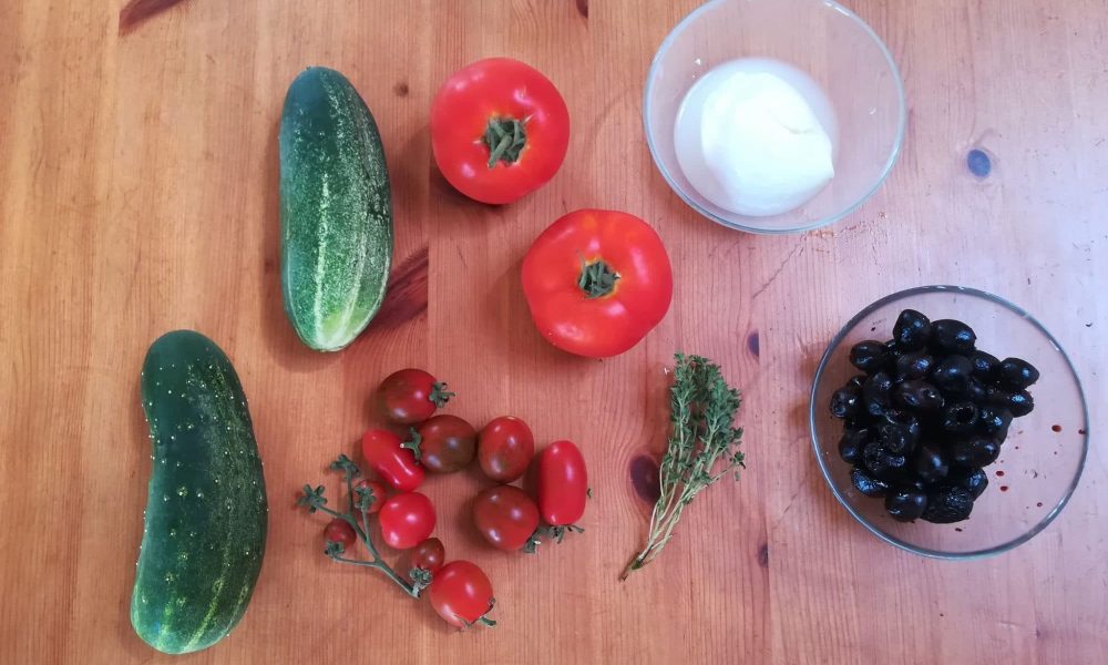 Recette de Salade Grecque, à l’accent breton 😉🇬🇷