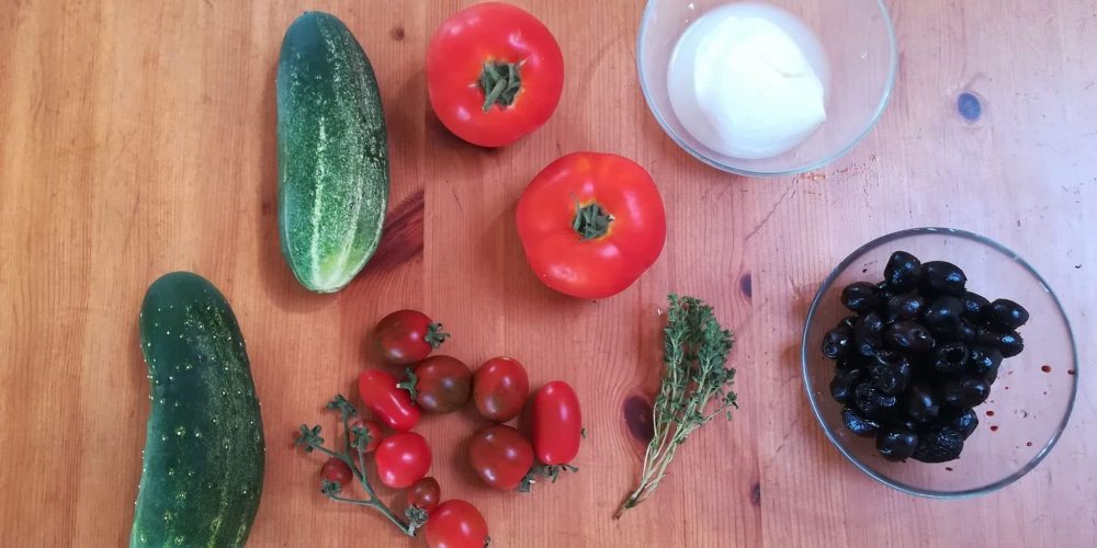 Recette de Salade Grecque, à l’accent breton 😉🇬🇷