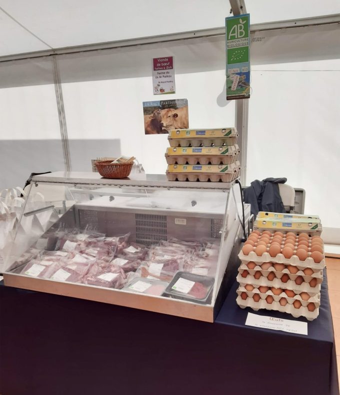 Stand au marché