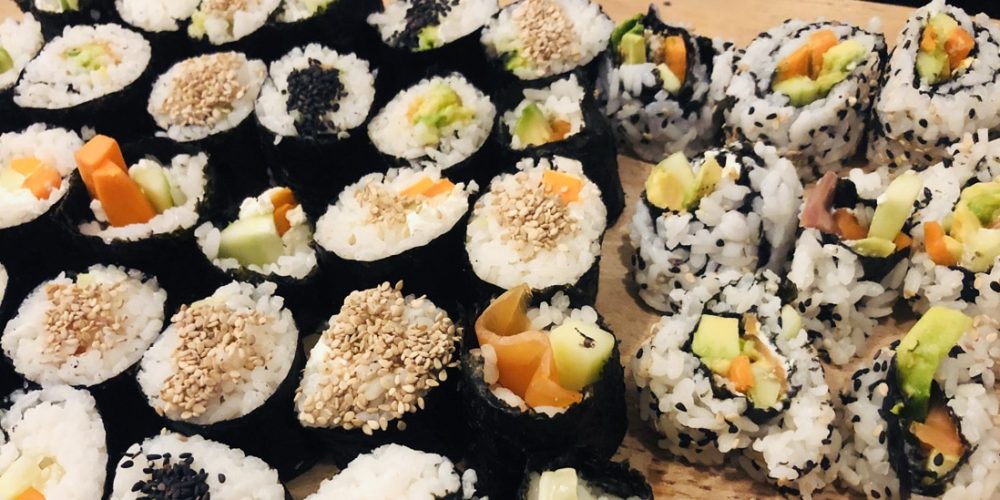 Recette de Maki et California Rolls… avec des ingrédients locaux !