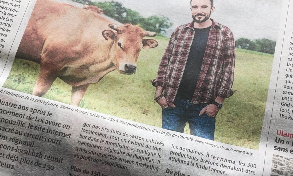 Le Télégramme nous accorde une belle page ! Cooooool.