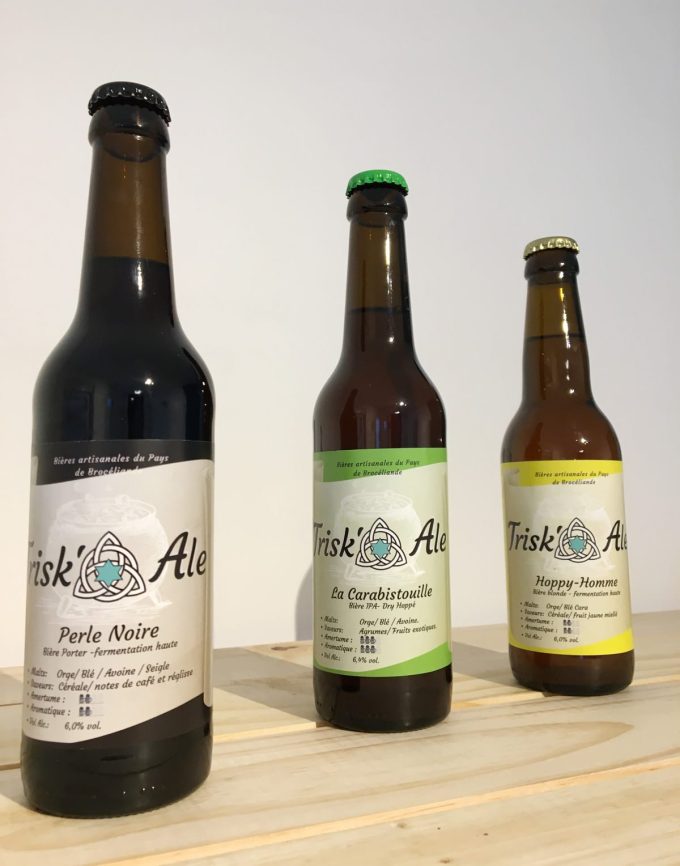 Brasserie Trisk'Ale - Perle noire, carabistouille et hammy homme