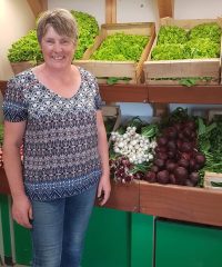 Vente de légumes frais à la ferme