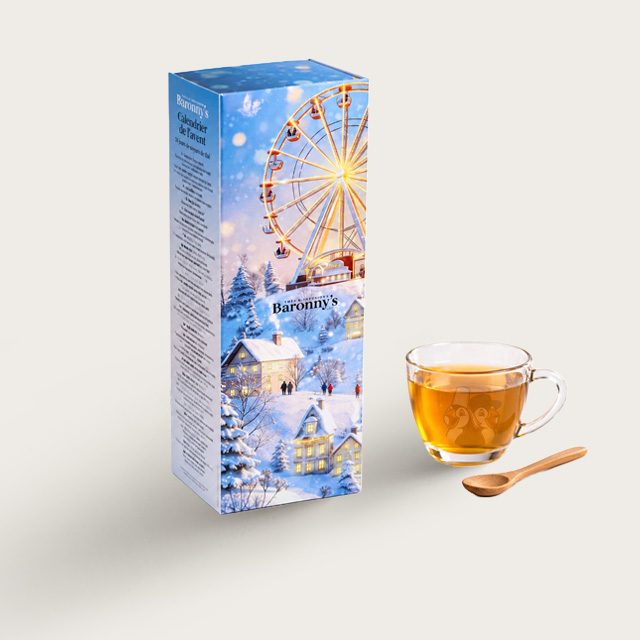La ferme de Rulanou Calendrier de l'Avent thés et tisanes Baronny's